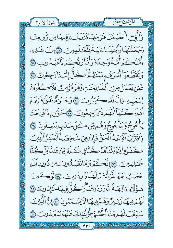 سوره انبیاء